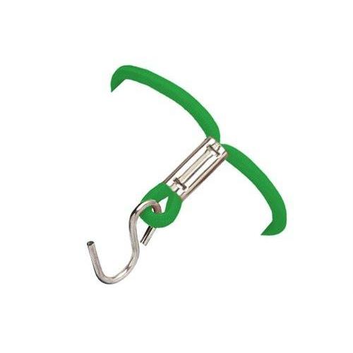 Green Elastic Wrist Band With Brass "S" Hook 2140-220X 2140-2204