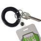 Wrist Coil Key Chain with ID Strap Clip (2140-620X)