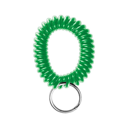 A practical accessory, this Wrist Coil With 7/8" Nickel-Plated Split Ring 2140-630X is made of durable plastic and features a nickel-plated split ring for secure attachment. Sold by Specialist ID.