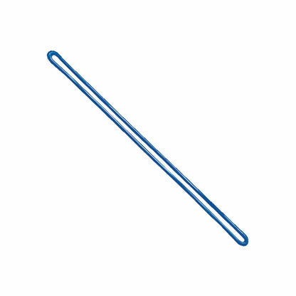 A single 9" Plastic Colored Worm Loop Strap (P/N 2410-210X), resembling a flexible loop attachment, is stretched out in a straight line against a white background. Sold by Specialist ID.