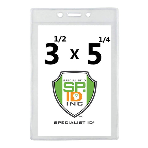 2 Card Badge Holder with Slide (P/N 1840-6400)