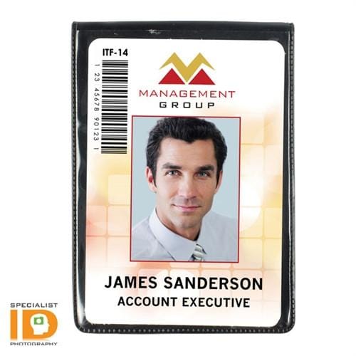 Vertical Government Oversize Magnetic ID Badge Holder 501-L 501-L