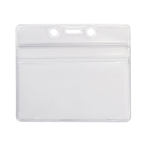 Horizontal Vinyl Proximity Card Holder with Locking Top for Prox and  Tap to Access ID Cards (P/N 1840-5000)