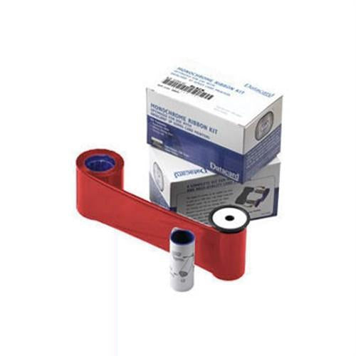 1+ Datacard 532000-005 Red Monochrome Ribbon & Cleaning Kit 532000-005