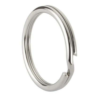 SPID-9240 silver split key ring close-up