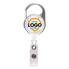 Custom Printed No Twist Carabiner Badge Reel - Upload Your Logo