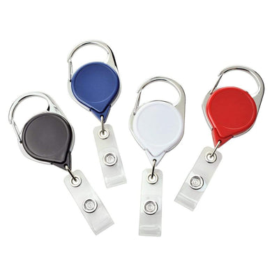 No Twist Badge Reel with Carabiner And Belt Clip (704-CLP)