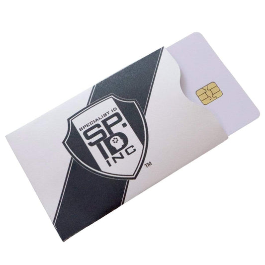 RFID Blocking Sleeves - Credit Card Size Anti-Theft Protection for Chip Embedded Cards SPID-1030