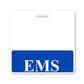 Blue EMS Horizontal Badge Buddy with Blue Border BB-EMS-BLUE-H