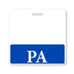 PA Horizontal Badge Buddy with Blue Border BB-PA-BLUE-H