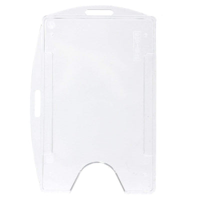 Clear Rigid Open-Face ID Badge Holder (SPID-075)