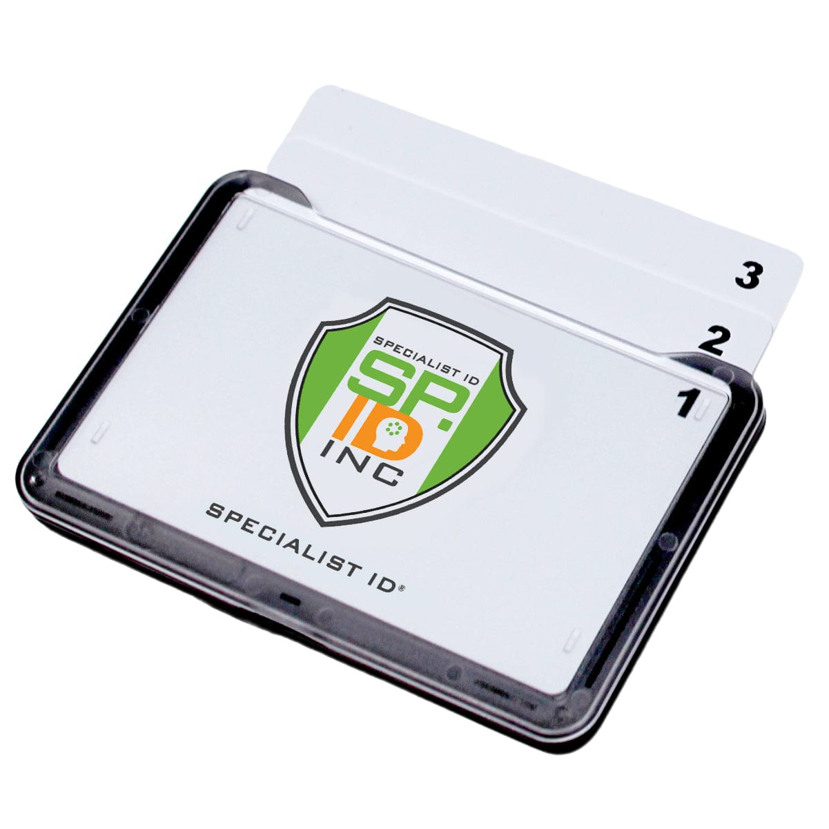 3 Card Horizontal ID Badge Holder B-Holder