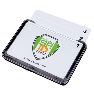 3 Card Horizontal ID Badge Holder B-Holder
