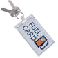 Rigid Fuel Card Holder with Key Ring