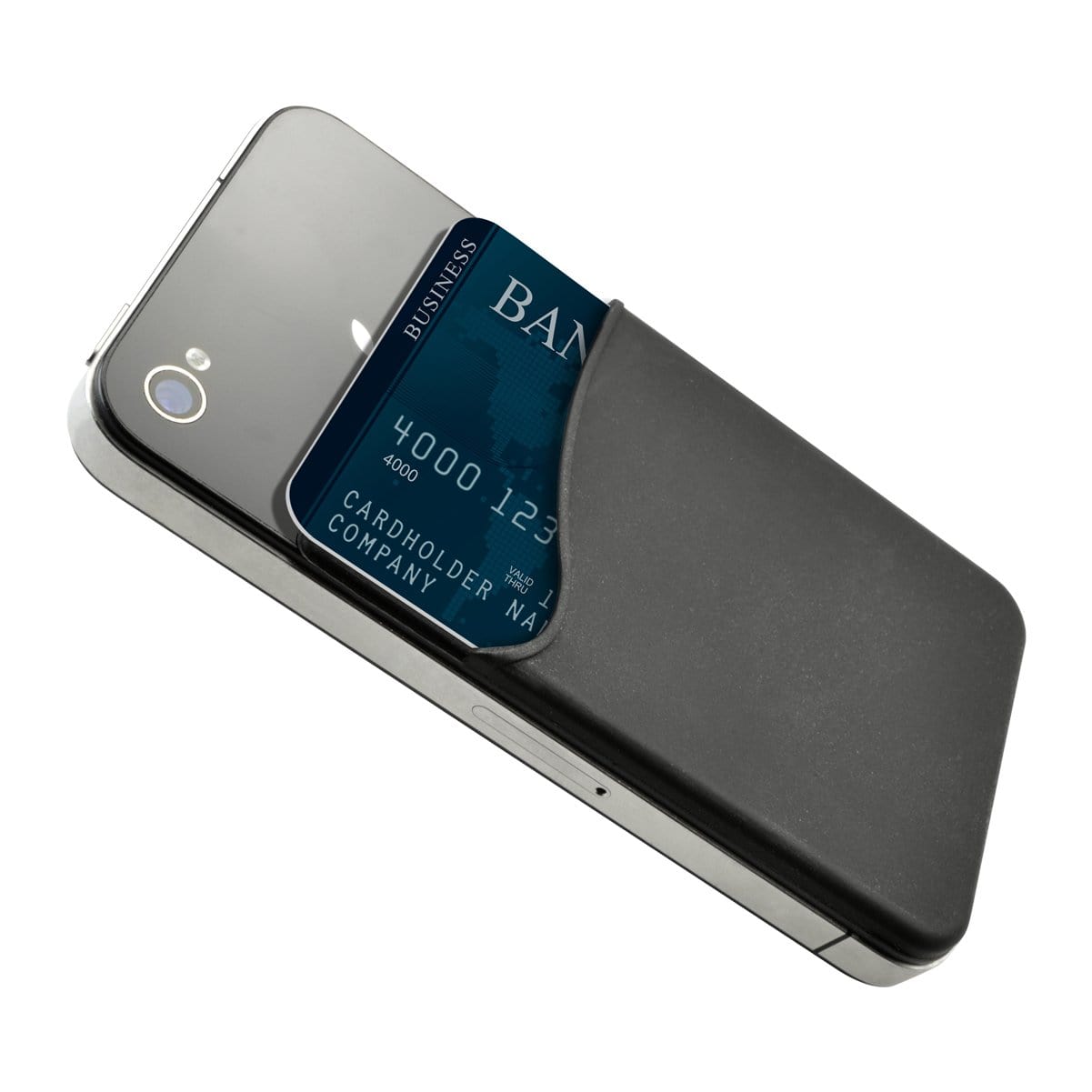 Customized Cell Phone Wallet (Black) | Custom Phone Wallets & Card Holders | (Silicone) | Promotional Customized Cell Phone Wallet (Black) | Custom Phone Wallets & Card Holders | (Silicone) | Promotional