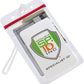 Copy of Clear Plastic Luggage Identification Tags with Loops Included - Business Card or Photo Insert (Resealable)