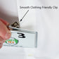 4 x 3 Vinyl Vaccination Card Badge Holder with Clothing Friendly Bulldog Clip - Heavy Duty, Clear, Horizontal & Durable (SPID-1440) SPID-1440