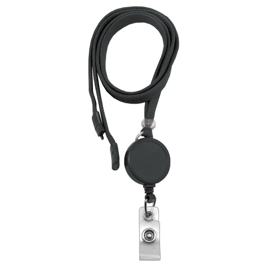 A Breakaway Lanyard ID Holder Badge Reel Combo - Retractable Lanyard (SPID-210X) for convenient ID card display.