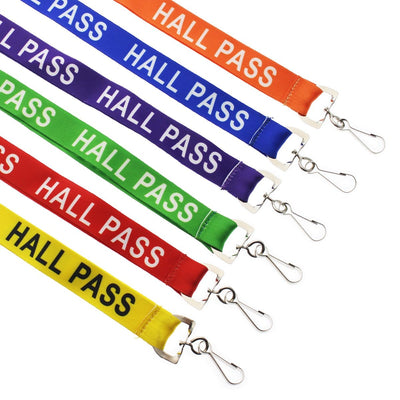Hall Pass Lanyard - Safety Breakaway Lanyards with Swivel Hook (SPID-2190)