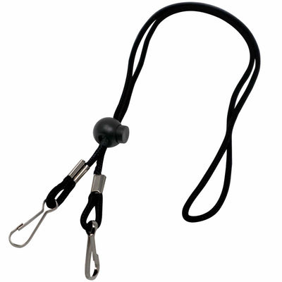 Adjustable Length Double Ended Lanyard - Handy & Convenient Event Badge Holder & Hanger with 2 Clips