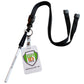 Lanyard with Pen and ID Badge Holder - All in One Neck Lanyards (SPID-2380) SPID-2380-BLACK