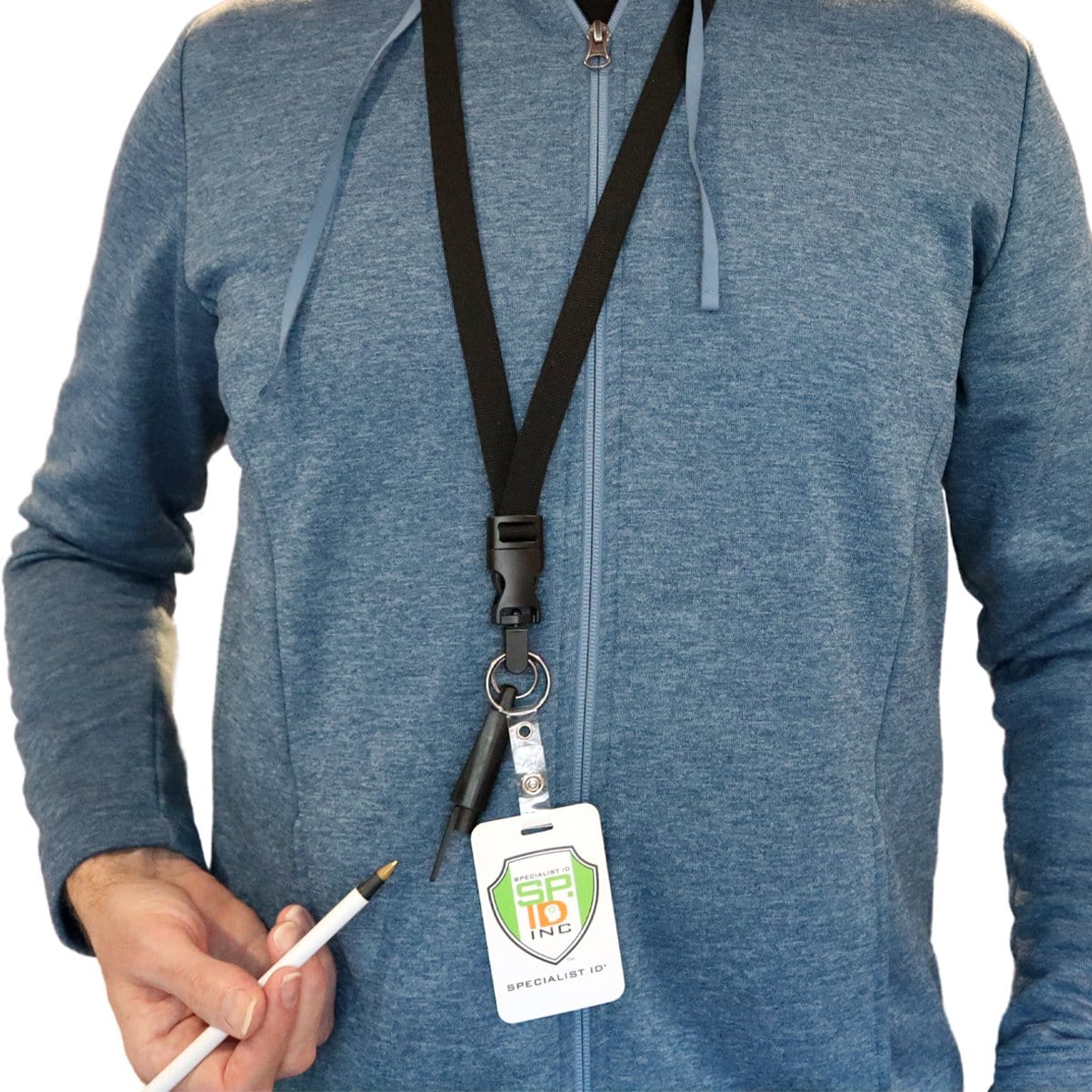 Lanyard with Pen and ID Badge Holder - All in One Neck Lanyards