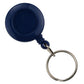 Royal Blue Badge Reel With Belt Clip & Key Ring (P/N 525-ISR) 525-ISR-ROYAL