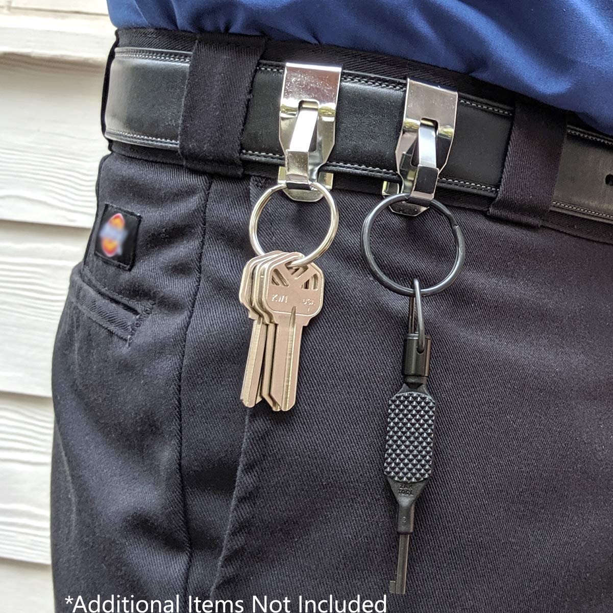 Retractable Keychain with Belt Clip Heavy Duty Key Ring Holder