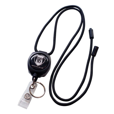 SPID Key-Bak SIDEKICK Heavy Duty Badge Reel Lanyard Combo with ID Holder Strap Clip & Key Ring (SPID-9980)