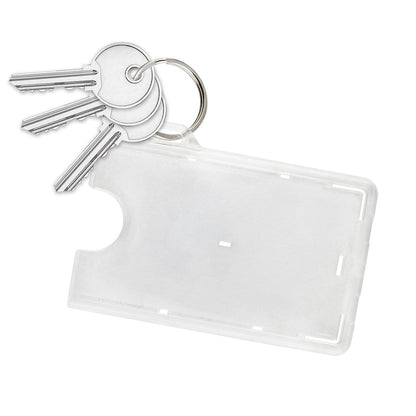 SPID-FUELCARD-RNG-C fuel card holder with attached key ring and keys