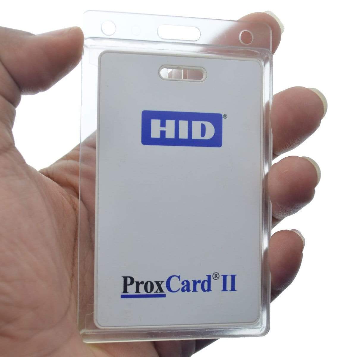 Vertical 70 - 90 Mil ProxCard II / Thick HID Proximity Card Holder (SPID-PROX-V) SPID-PROX-V