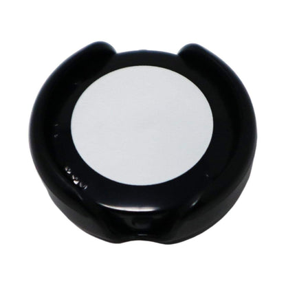 Opaque Black Antimicrobial Stethoscope ID Tag - Customizable Label & Adjustable Tube Size to Fit Most Stehs ST99-BLACK