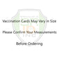 USA Made 4x3 Plastic Horizontal Badge Holder - CDC Vaccination Card Sleeve (SPID-1580) SPID-1580