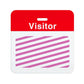Visitor Preprinted Self-Expiring Badge Backpart, Box of 1000 (P/N T59XX) T5913A