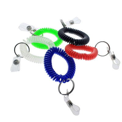 Wrist Coil Key Chain with ID Strap Clip (2140-620X)