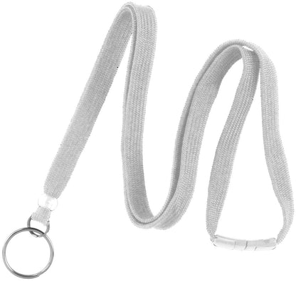 A Premium Key Ring Lanyard with Breakaway Clasp - 3/8 Inch Wide Lanyard with Split Ring Keychain (BL-34R). Sold by Specialist ID.
